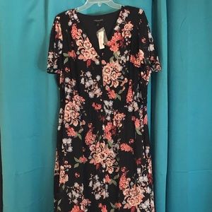 Black Floral Maxi Dress